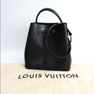 Louis Vuitton black epi leather Neo Noe